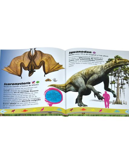 Libro Infantil Dinos de la A a la Z y otros animales prehistóricos - 9786075325408-1
