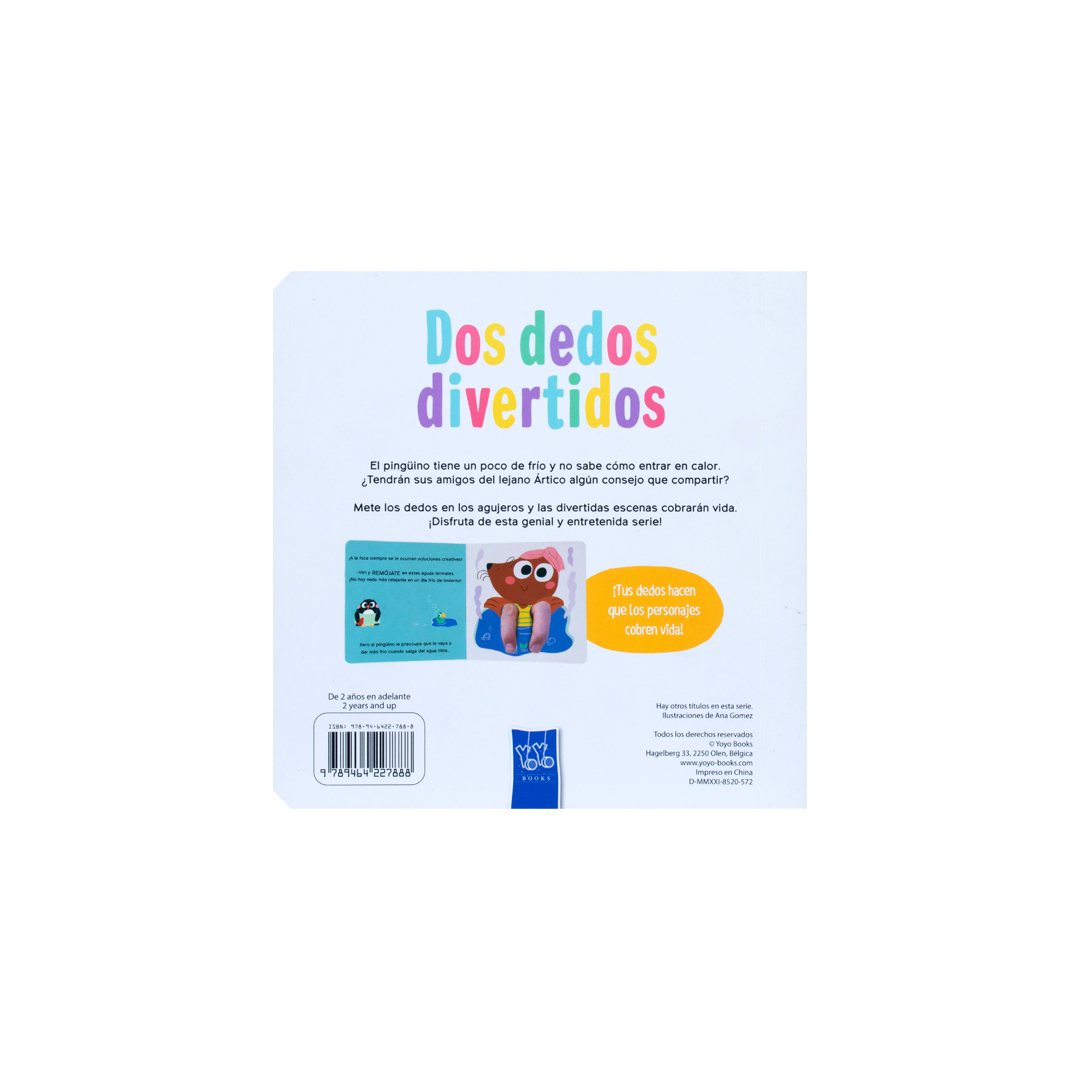 Libro Infantil Dos Dedos Divertidos En la Nieve. - 9789464227888-3