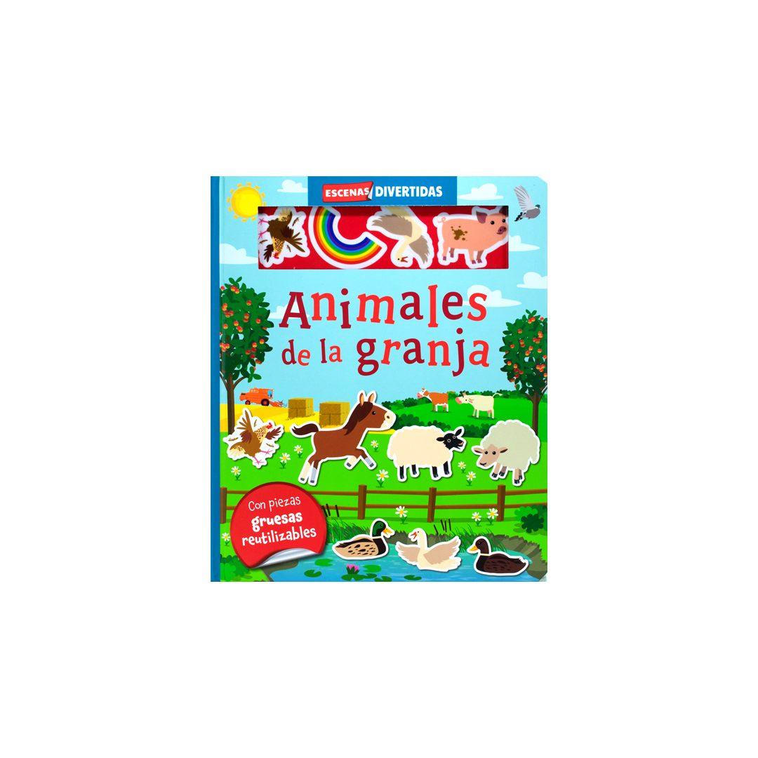 Libro Infantil ESCENAS DIVERTIDAS ANIMALES DE LA GRANJA - 9786075328263-2