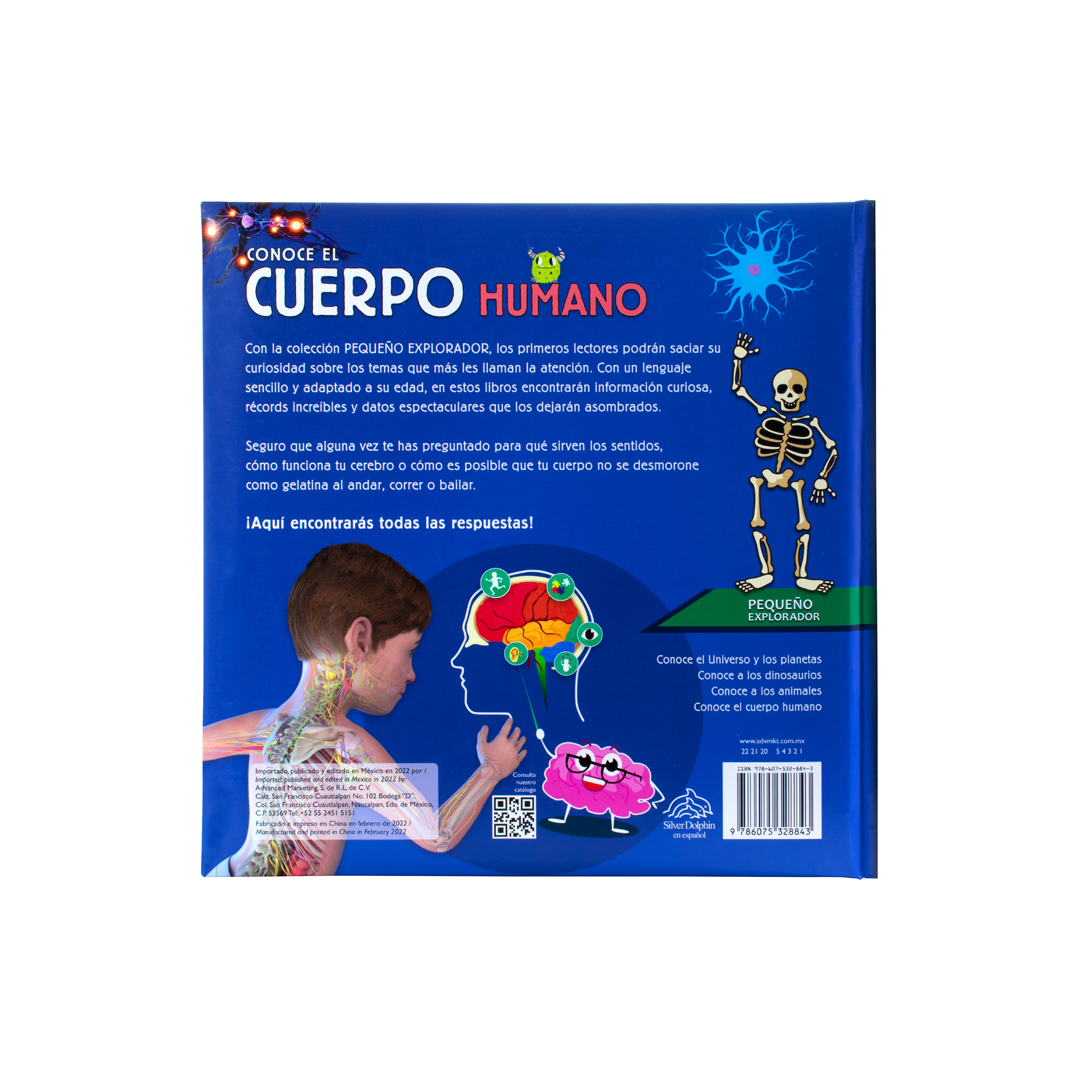 Libro Infantil Pequeño Explorador Conoce el cuerpo humano - 9786075328843-3