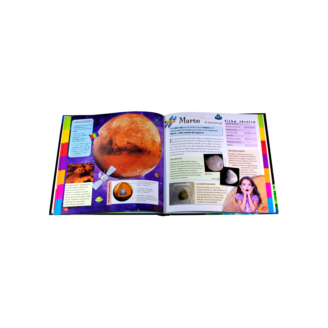 Libro Infantil Pequeño Explorador Conoce el universo y los planetas - 9786075328836-1