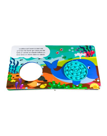 Libro Pop It Apretando Burbujas Animales Marinos - 9786075328935-1
