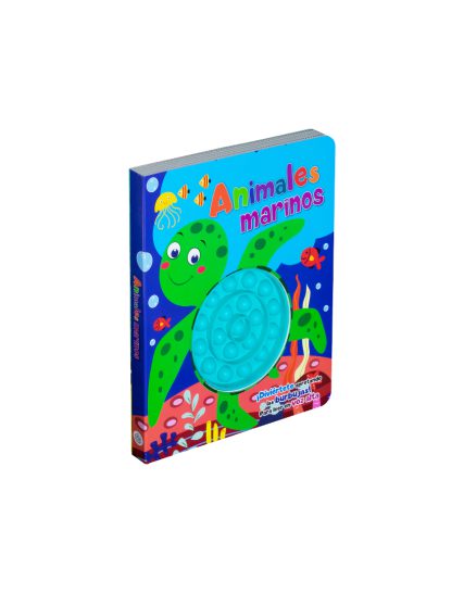 Libro Pop It Apretando Burbujas Animales Marinos - 9786075328935