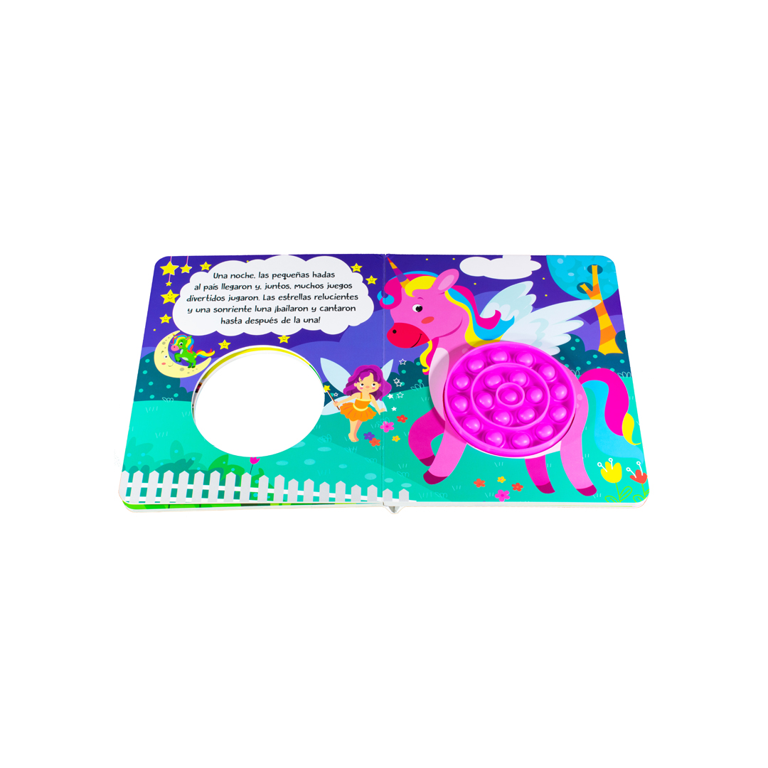 Libro Pop It Apretando Burbujas La Tierra Mágica de los Unicornios. - 9786075328904-1