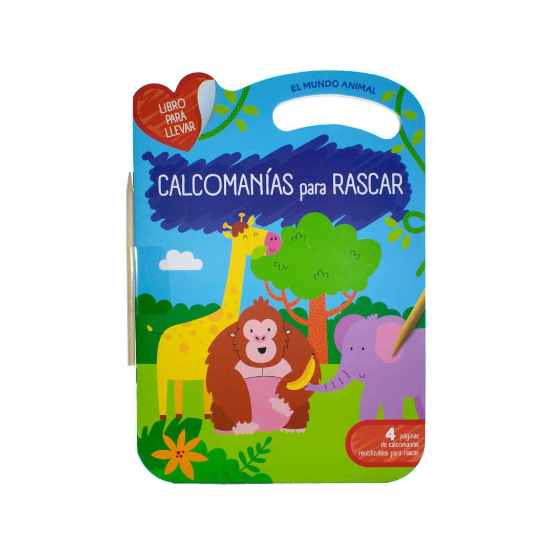 Libro con calcomanías El mundo animal - 9789464221275-2