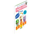 Libro infantil 12 amigos animles de papel Mascota - 9789464228335