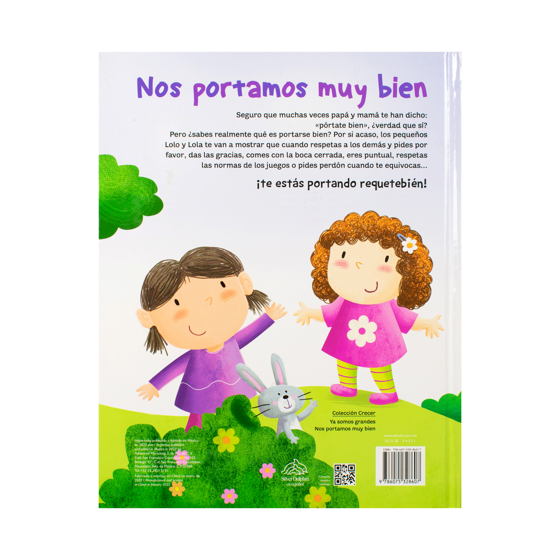 Libro infantil Crecer Nos portamos bien - 9786075328607-3