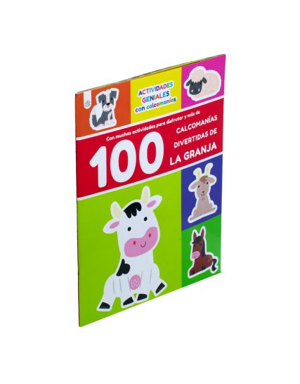 Libro interactivo Actividades geniales 100 Calcomanias divertidas de la granja - 0685071367421