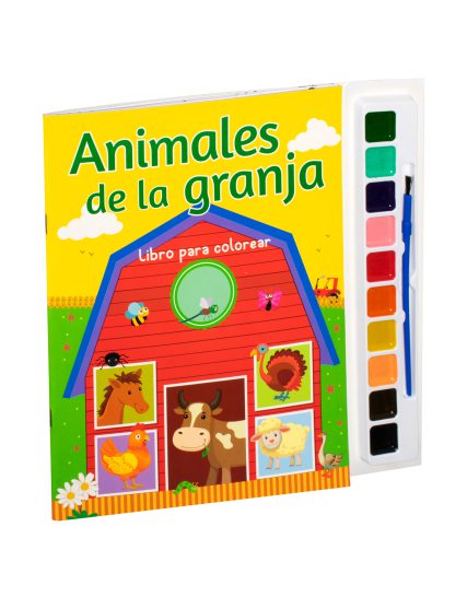 Libro para colorear Animales de la Granja - 0685071376300