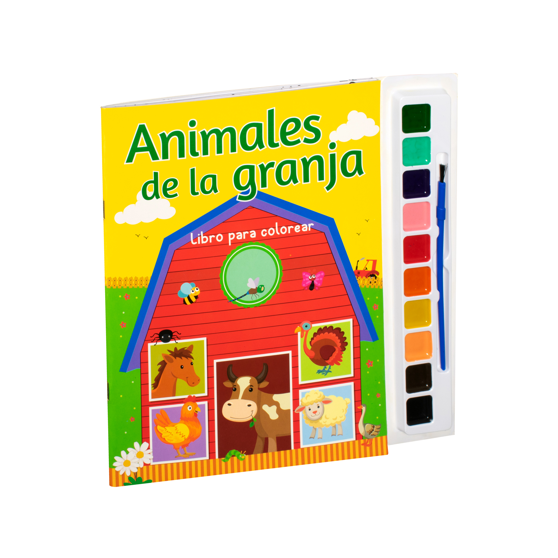 Libro para colorear Animales de la Granja - 0685071376300