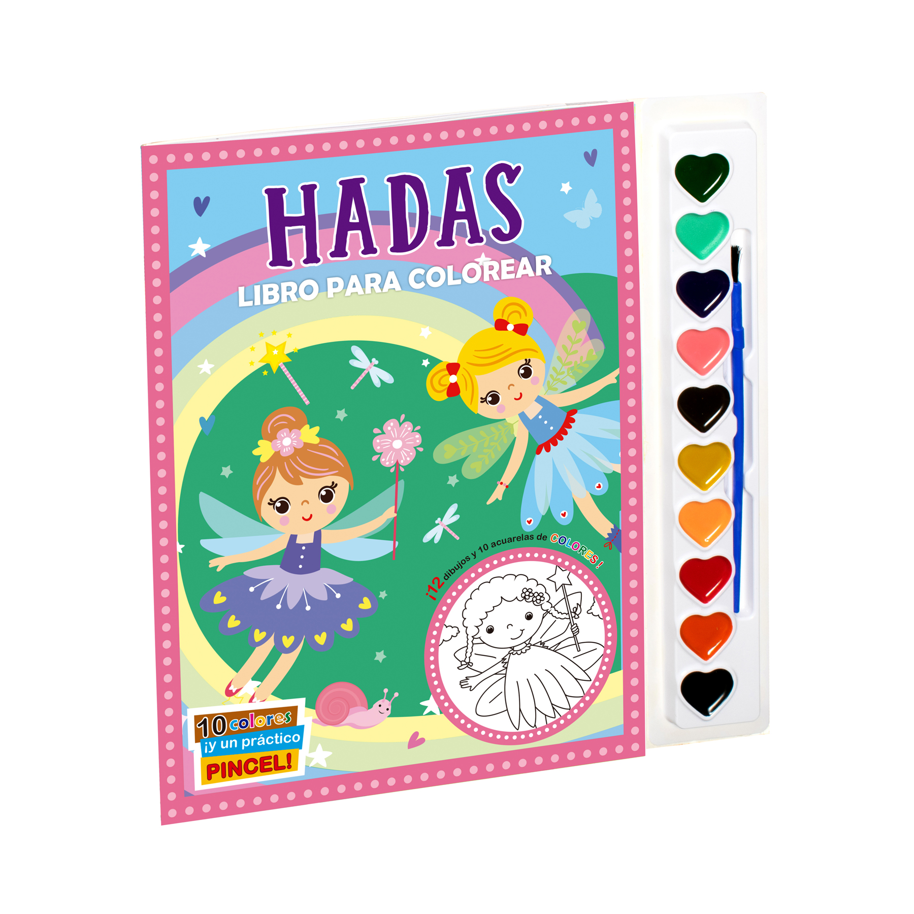 Libro para colorear Hadas - 0685071129807
