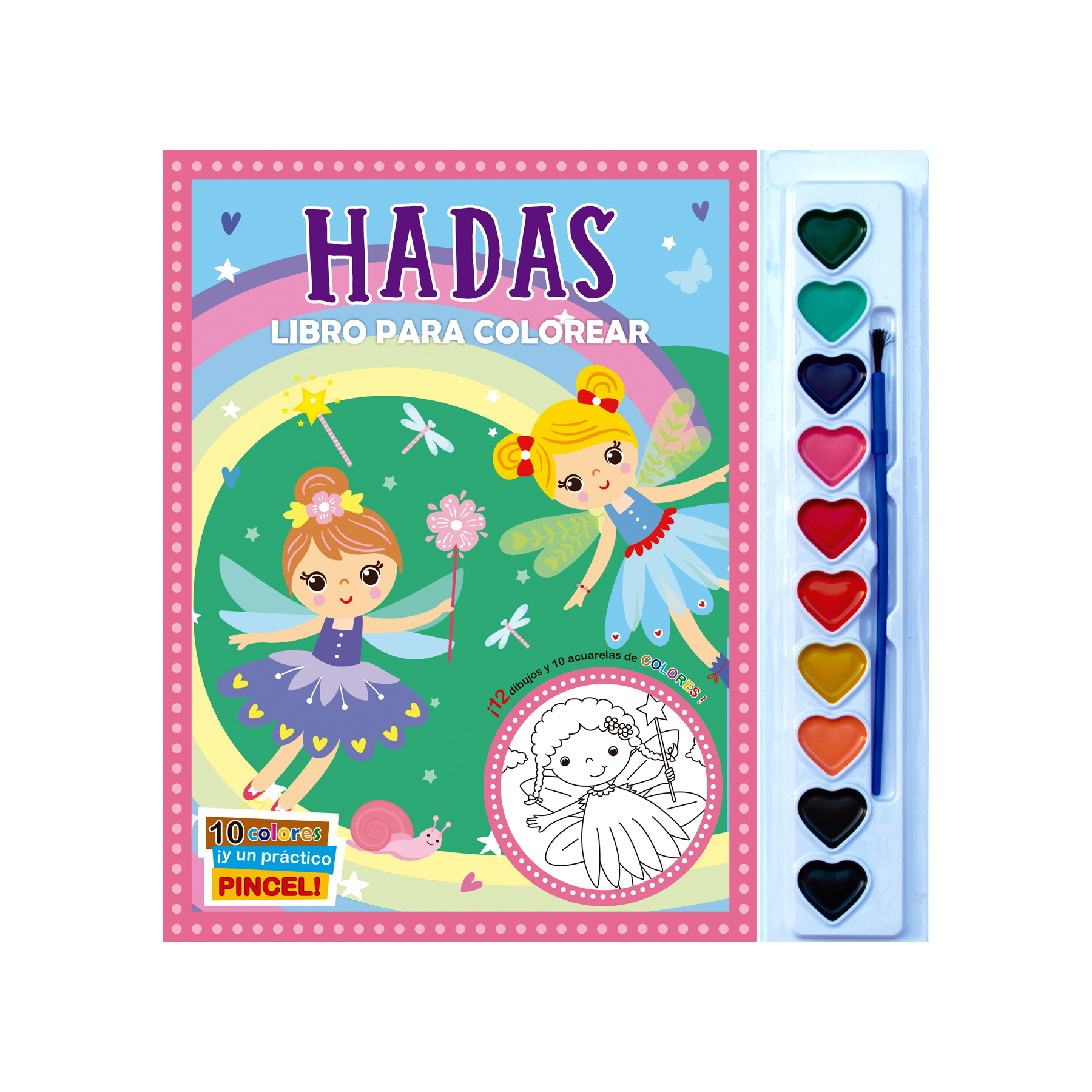 Libro para colorear Hadas - 0685071129807-2