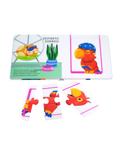 Libro para colorear Mezclados Las mascotas aprenden los contrarios - 9789464228830-1