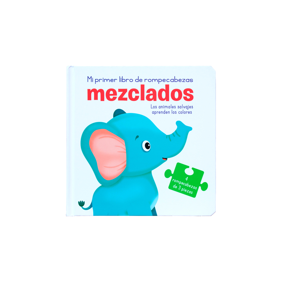Libro para colorear Mezclados Los animales salvajes aprenden los colores - 9789464228823-2