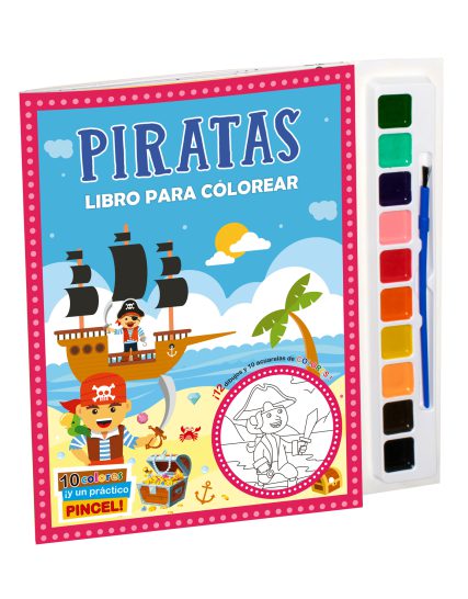 Libro para colorear Piratas - 0685071869079