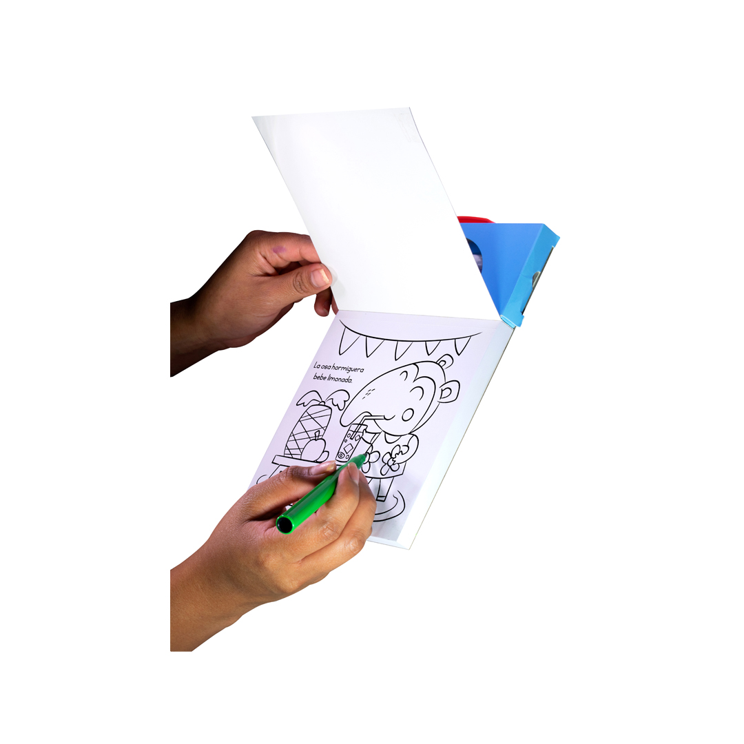 Libro para colorear con mágia donde quieras 3 + 9789464229318-1