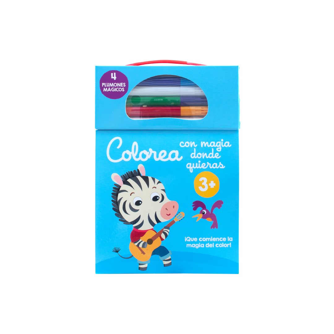 Libro para colorear con mágia donde quieras 3 + 9789464229318-2