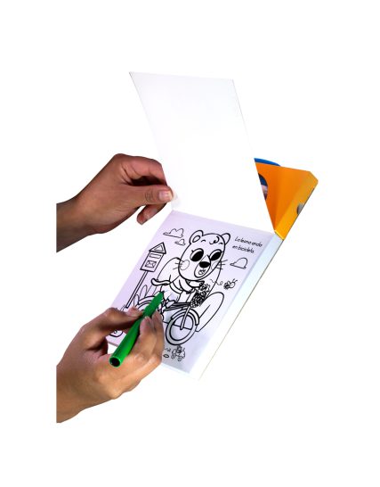 Libro para colorear con mágia donde quieras 4 + - 9789464229325-1