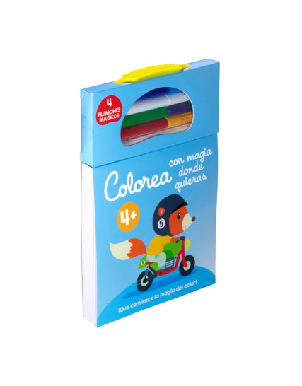 Libro para colorear con mágia donde quieras 4 + Zorro - 9789464229295