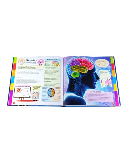Más de 6 años,interactivo, cuento, libro infantil, animales , niños, cuerpo humano, aprender - 9786075328843-1