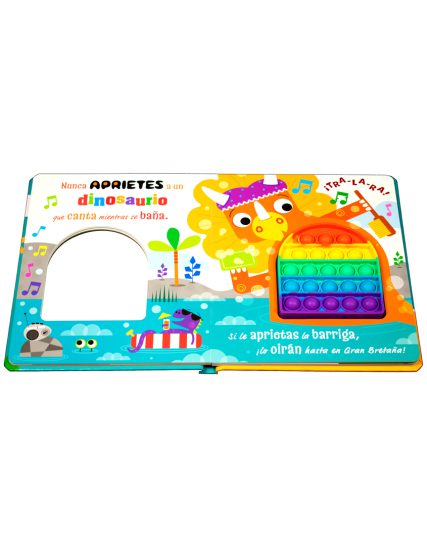 Cuento Pop It ¡Nunca aprietes a un dinosaurio! - 9786075328959-1