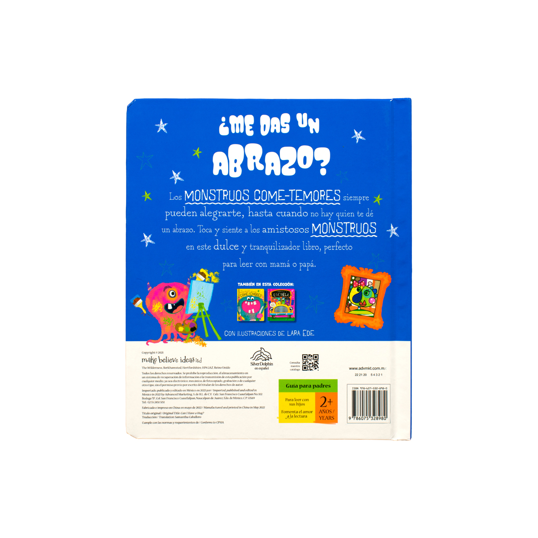 Cuento con textura Para tocar y sentir Los monstruos glotones come-temores - 9786075328980-3