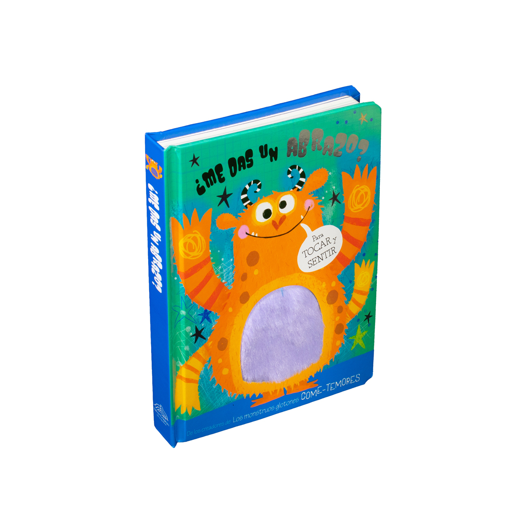 Cuento con textura Para tocar y sentir Los monstruos glotones come-temores - 9786075328980