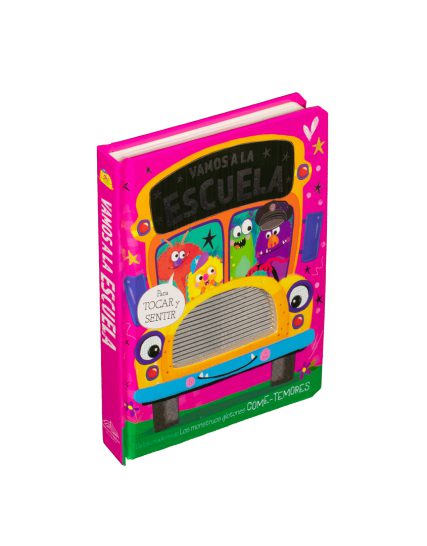 Cuento con textura Para tocar y sentir Vamos a la escuela - 9786075328997