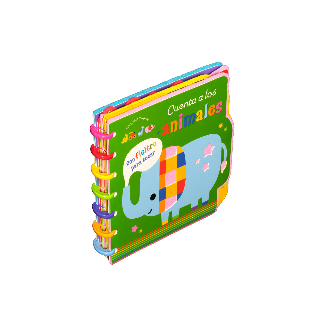 Cuento con textura arcoíris Mágico Cuenta a los animales - 9786075328669