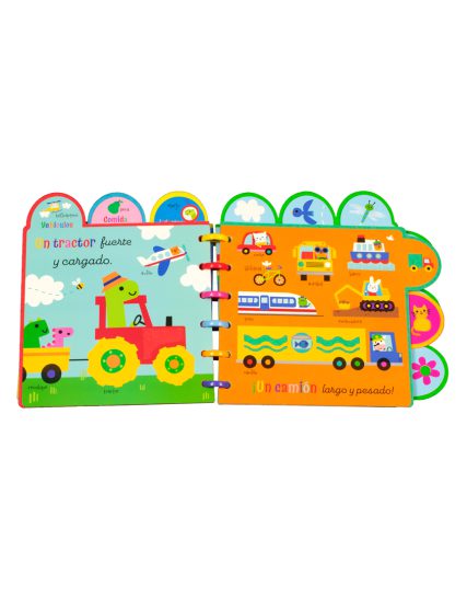 Cuento con textura arcoíris Mágico Las primeras palabras del dinosaurio - 9786075328683-1