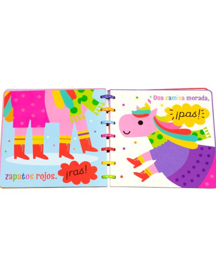 Cuento con textura arcoíris Mágico Los colores del unicornio - 9786075328768-1