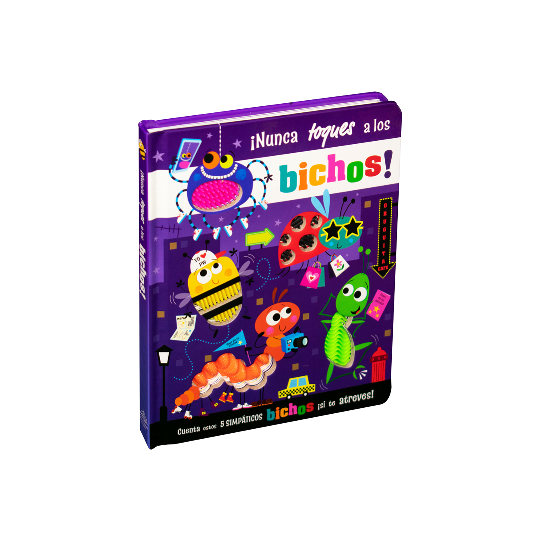 Cuento con textura ¡Nunca toques a los bichos! - 9786075328713