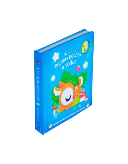 Cuento interactivo 3, 2, 1… Buenas noches a todos Animales bebés - 9789464227925