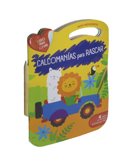 LIBRO CON CALCOMANIAS ¡NOS MOVEMOS! - 9789464221282