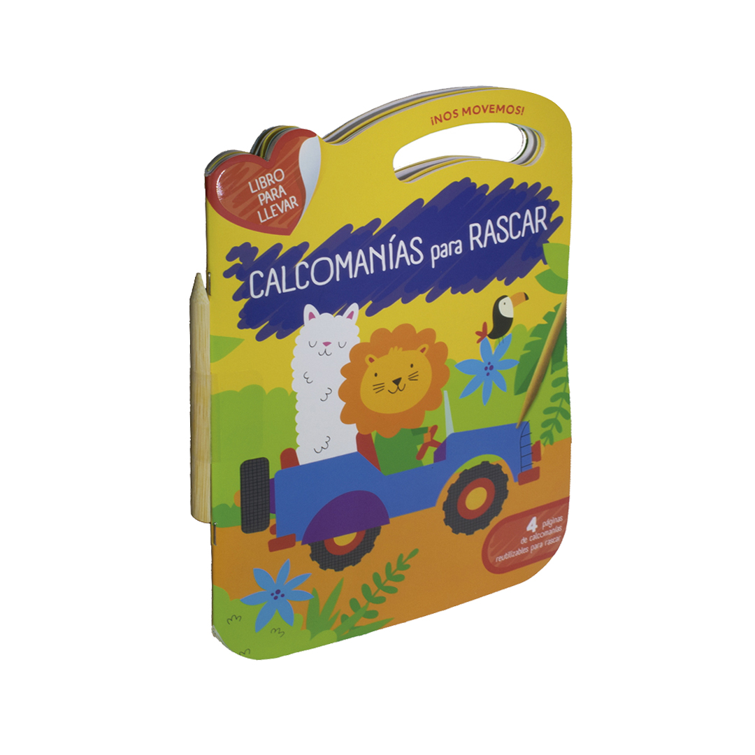 LIBRO CON CALCOMANIAS ¡NOS MOVEMOS! - 9789464221282