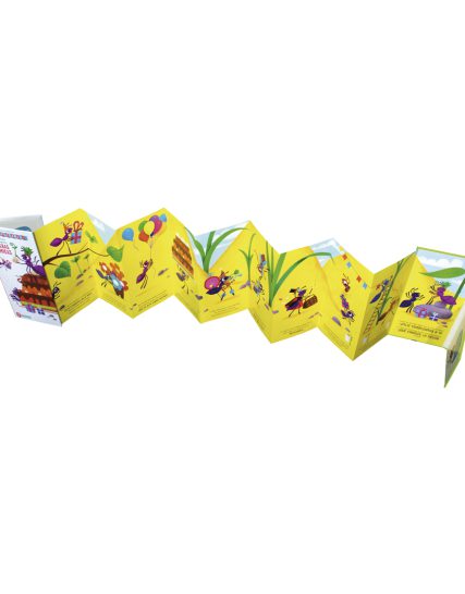 LIBRO INFANTIL UNA HISTORIA DESPLEGABLE BUENAS NOCHES Y DULCES SUEÑOS, PEQUEÑAS HORMIGAS - 9789464228861-1