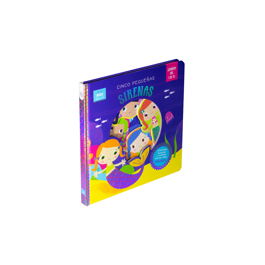 Libro Infantil Busca Brillos Cinco pequeñas sirenas - 9786075328348