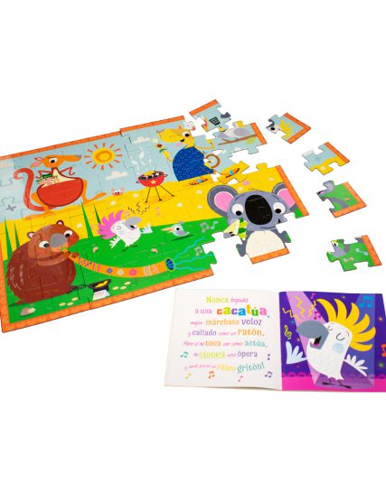 Libro con rompecabezas ¡Nunca toques a un koala! - 0685071992371-1