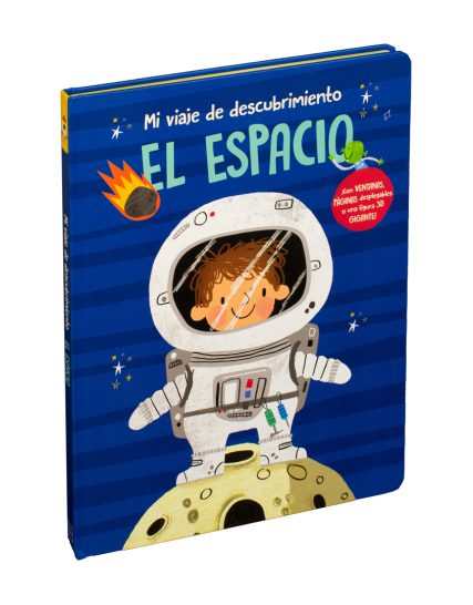 Libro con ventanas Mi viaje de descubrimiento El espacio - 9789464542172