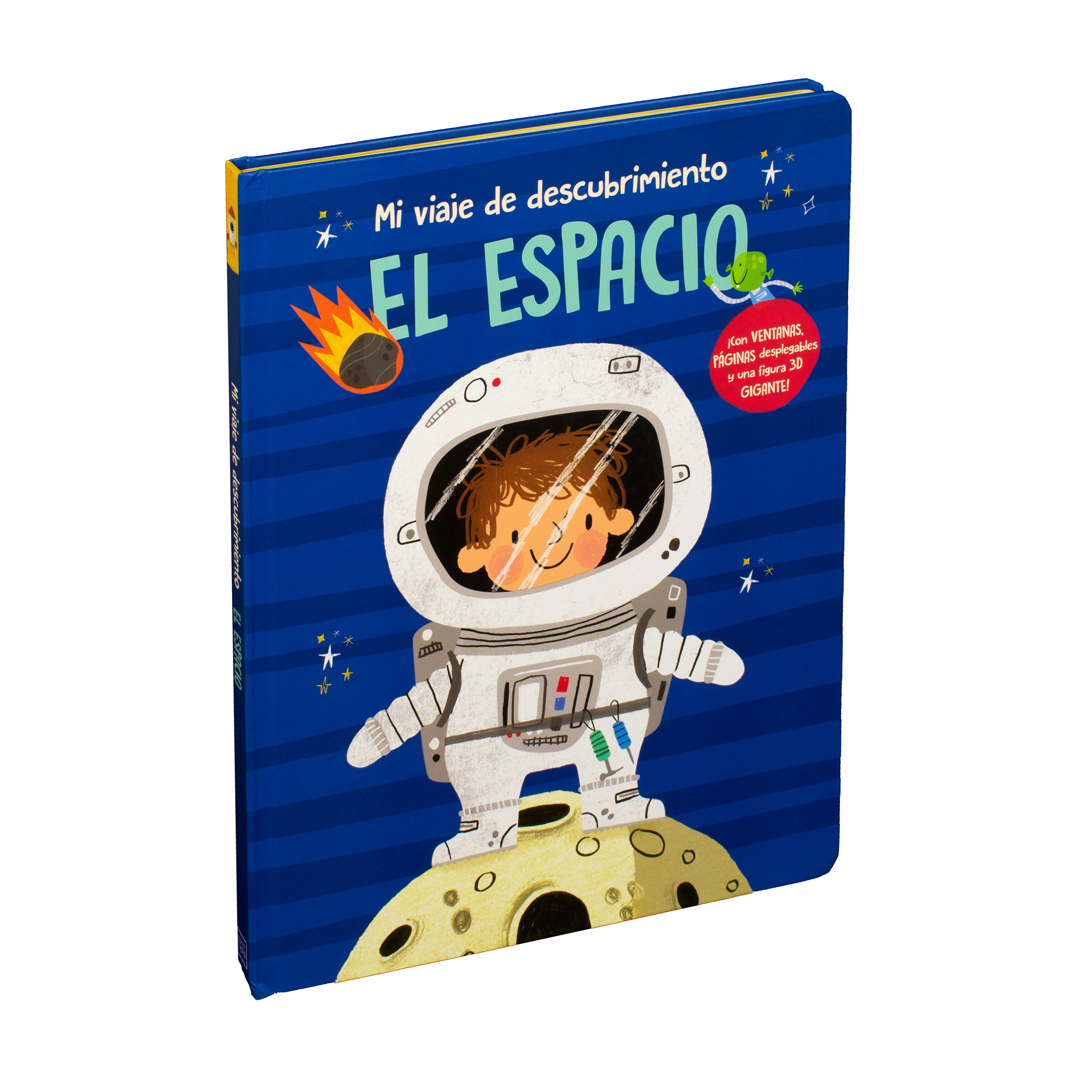 Libro con ventanas Mi viaje de descubrimiento El espacio - 9789464542172
