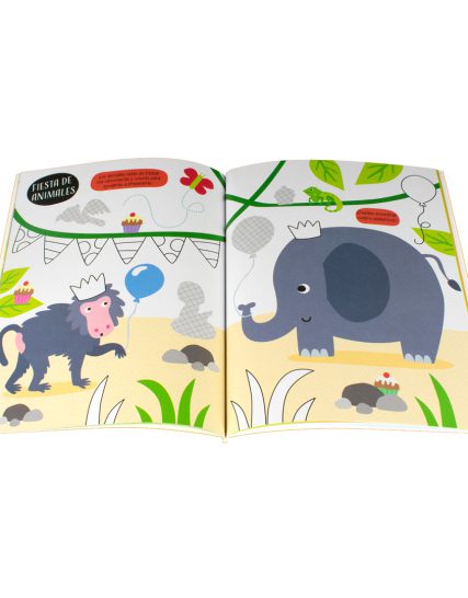 Libro de actividades Mis primeras calcomanias Animales Salvajes - 0685071933916-1