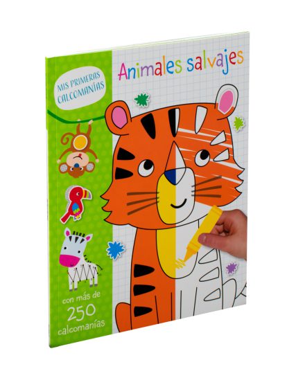 Libro de actividades Mis primeras calcomanias Animales Salvajes - 0685071933916