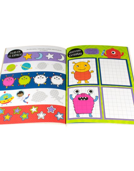 Libro de actividades Mis primeras calcomanias El espacio - 0685071266526-1