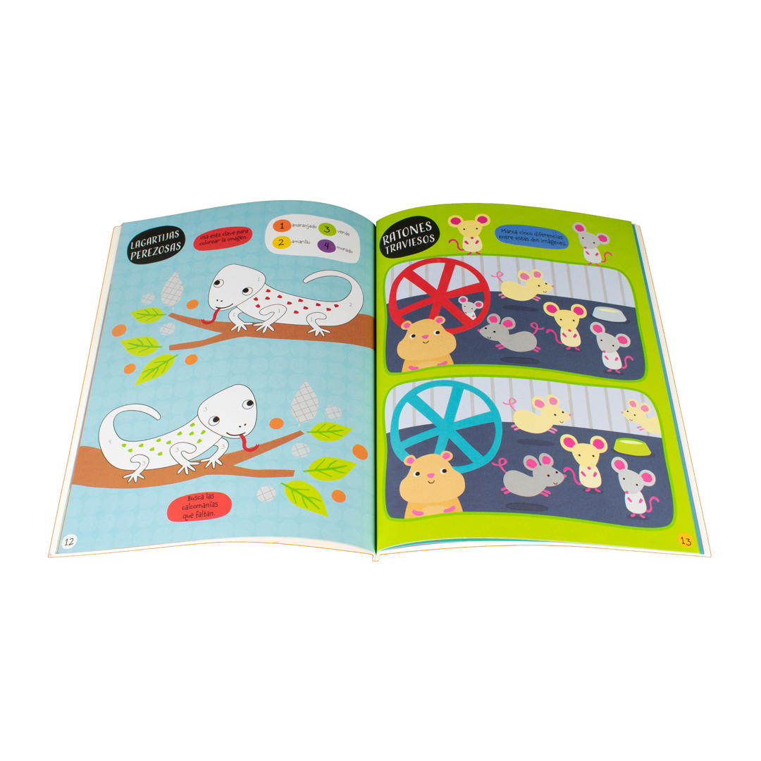 LIBRO INFANTIL CON ACTIVIDADES MIS PRIMERAS CALCOMANIAS: MASCOTAS