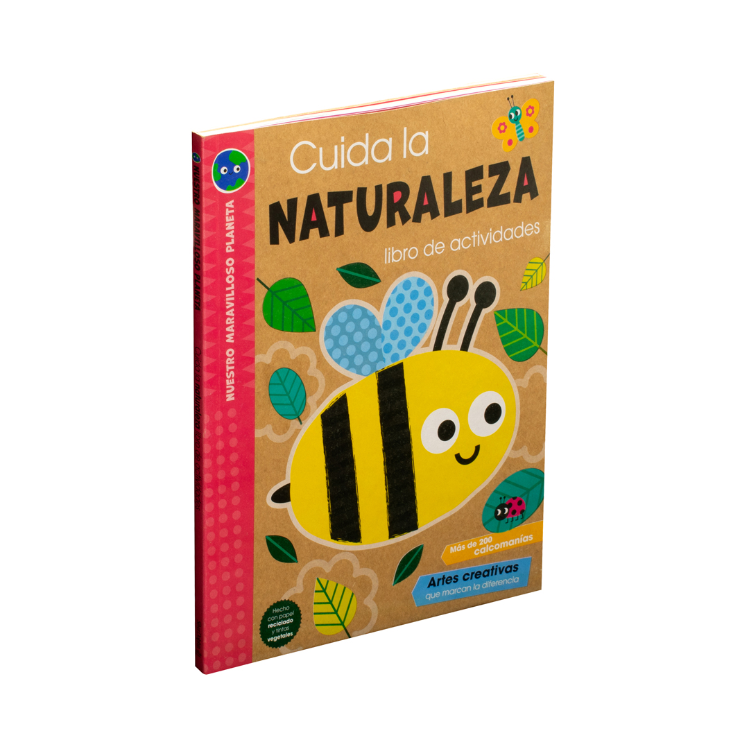 Libro de actividades con Calcomanías Nuestro Maravilloso Planeta Cuída la Naturaleza - 0685071503515