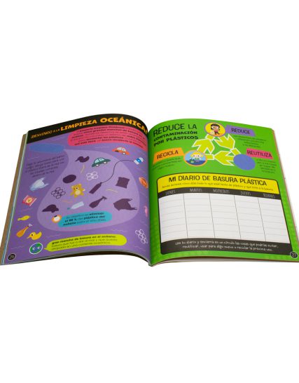Libro de actividades con Calcomanías Nuestro Maravilloso Planeta Cuída los Océanos - 0685071480915-1