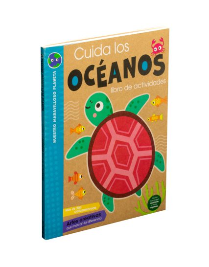 Libro de actividades con Calcomanías Nuestro Maravilloso Planeta Cuída los Océanos - 0685071480915