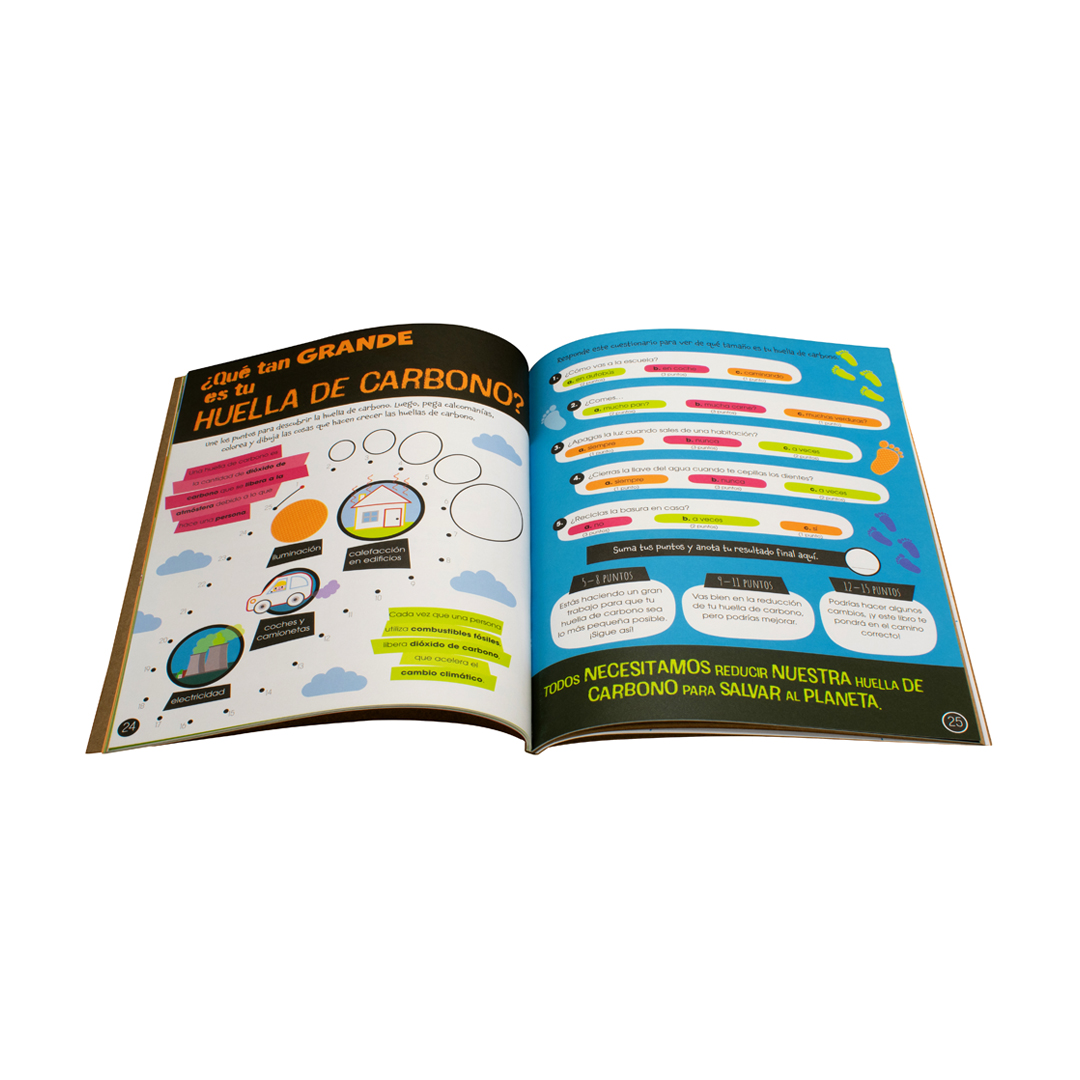 Libro de actividades con Calcomanías Nuestro Maravilloso Planeta Nuestro - 0685071759974-1