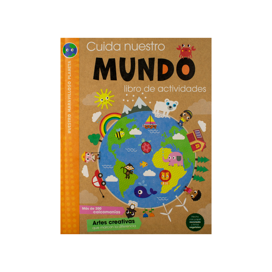 Libro de actividades con Calcomanías Nuestro Maravilloso Planeta Nuestro - 0685071759974-2