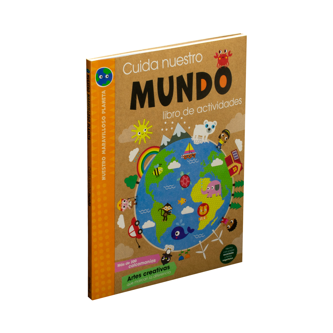 Libro de actividades con Calcomanías Nuestro Maravilloso Planeta Nuestro - 0685071759974
